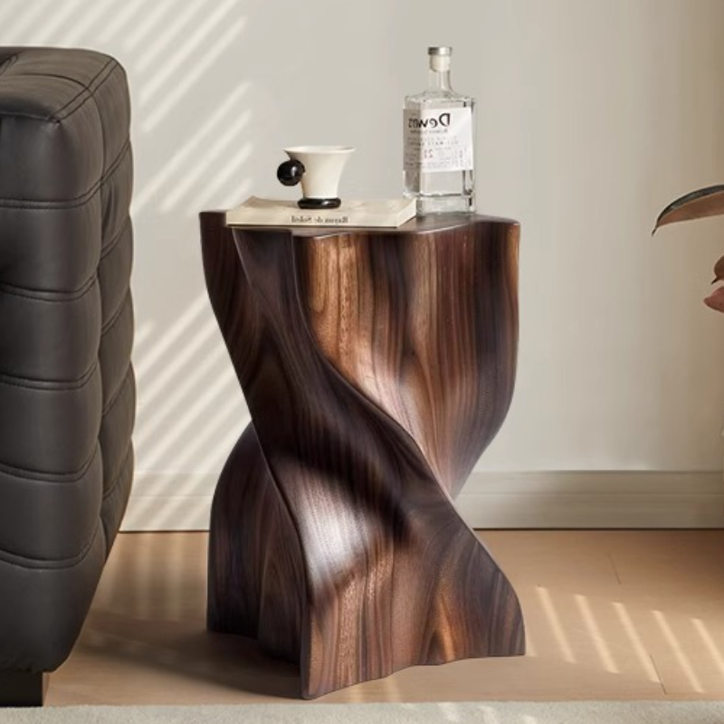 Coffee Tea Lounge - Meja Kopi Kayu Meja Samping Kreatif
