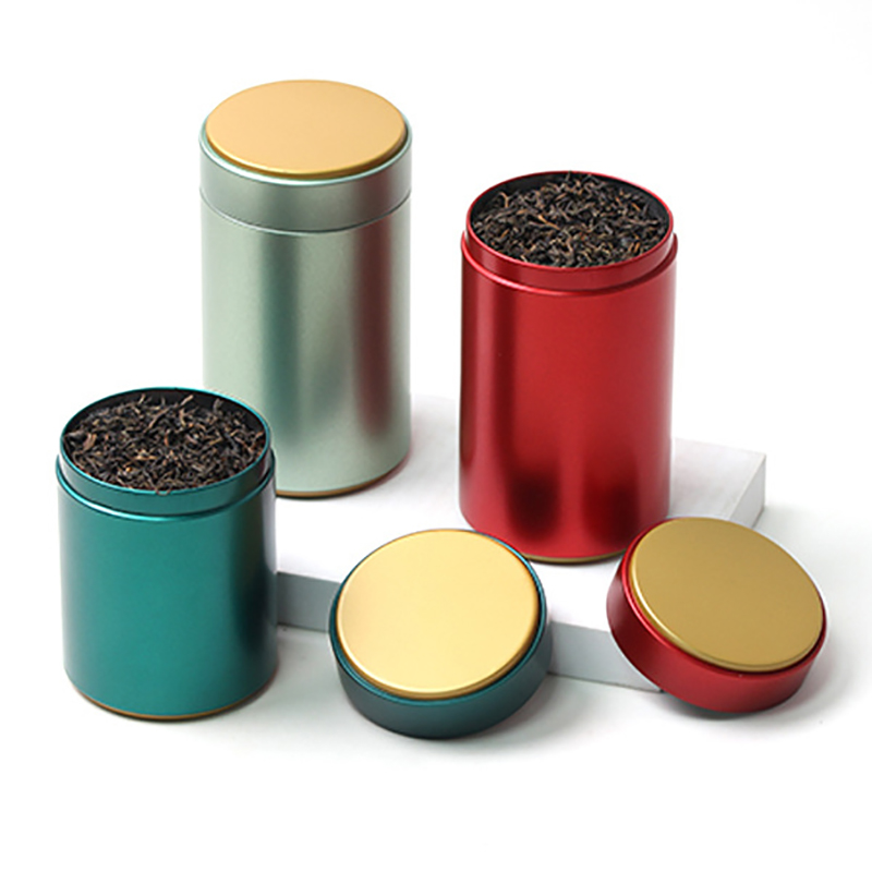 Coffee Tea And Sugar Canisters - Kotak teh portabel warna Solid kotak