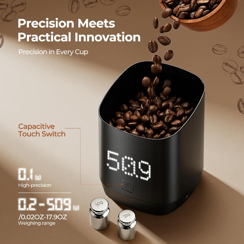 Coffee Tea Drinks - Cangkir Penimbang Kopi Pintar Timbangan Elektronik