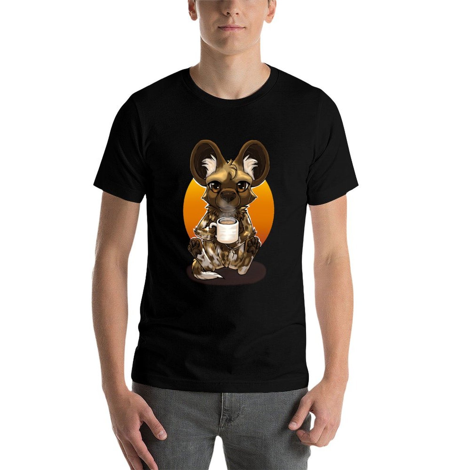 Kaos Pria Motif Anjing Liar Af - Coffee Tea Or ulasan dan harga