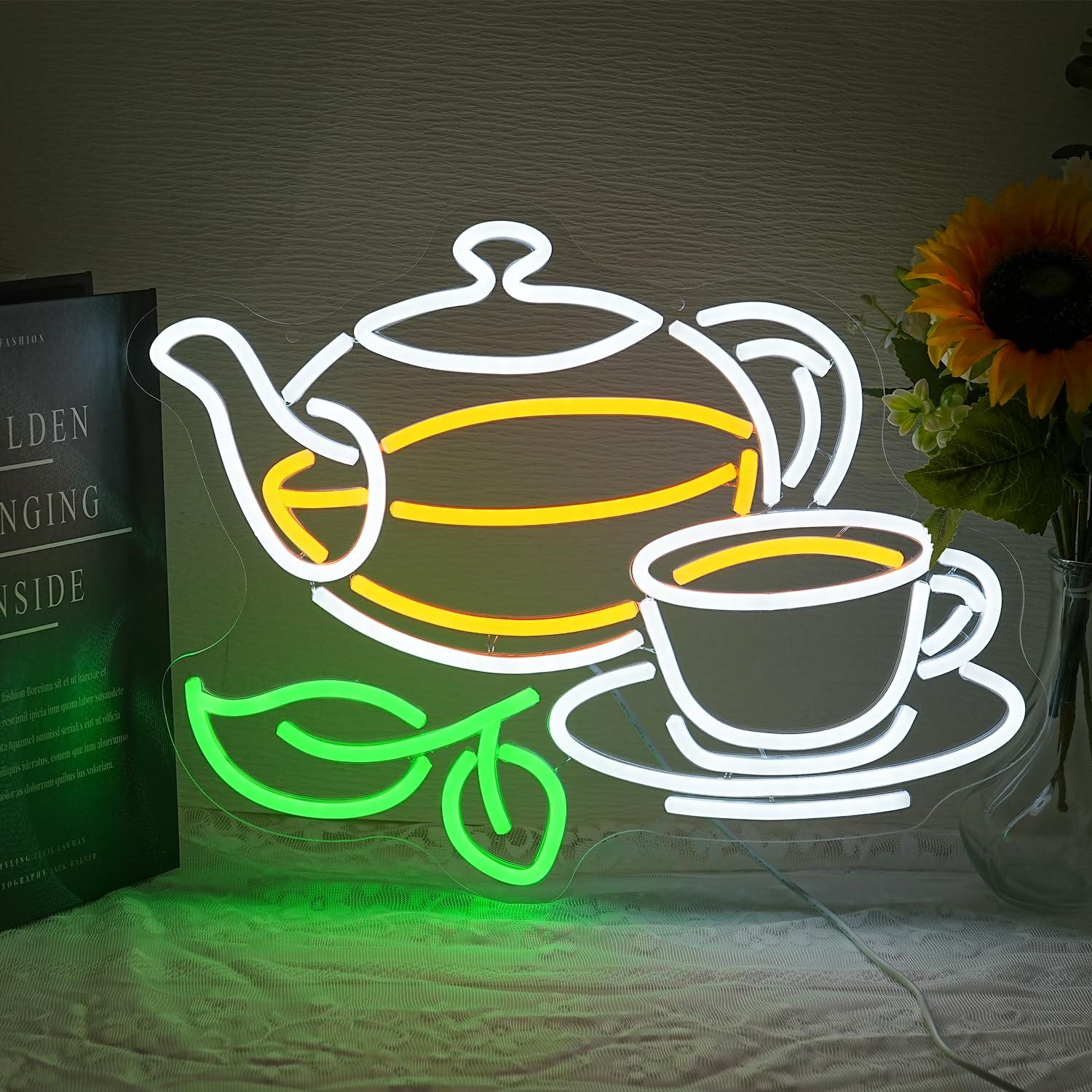 Lampu Neon LED USB yang Dapat  - Coffee Tea Plantation ulasan dan harga