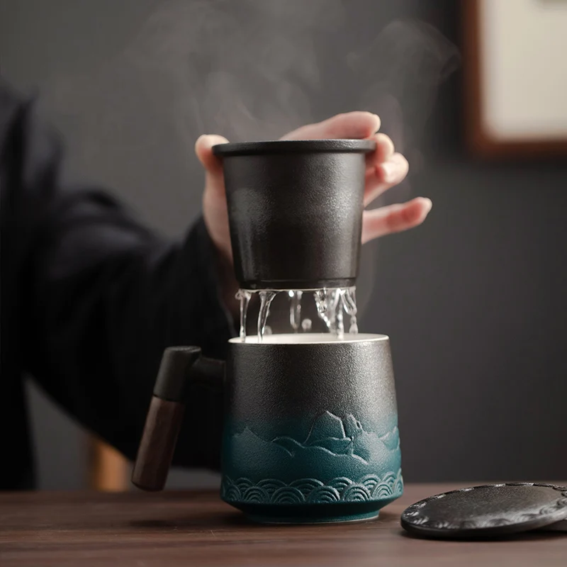 Saringan Keramik Cangkir Teh M - Coffee Tea Exchange ulasan dan harga