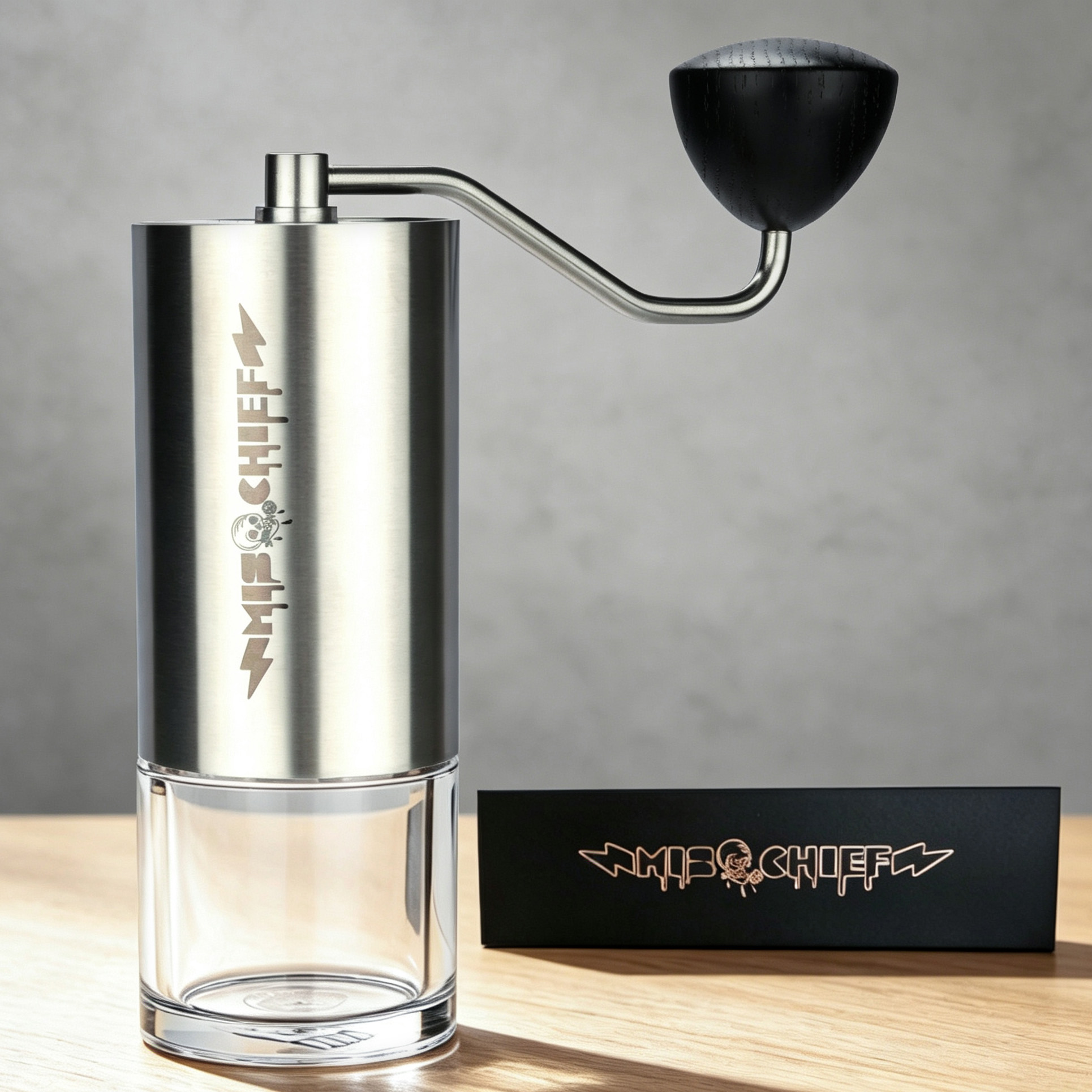 Penggiling Kopi Manual MisChie - Burr Hand Grinder ulasan dan harga