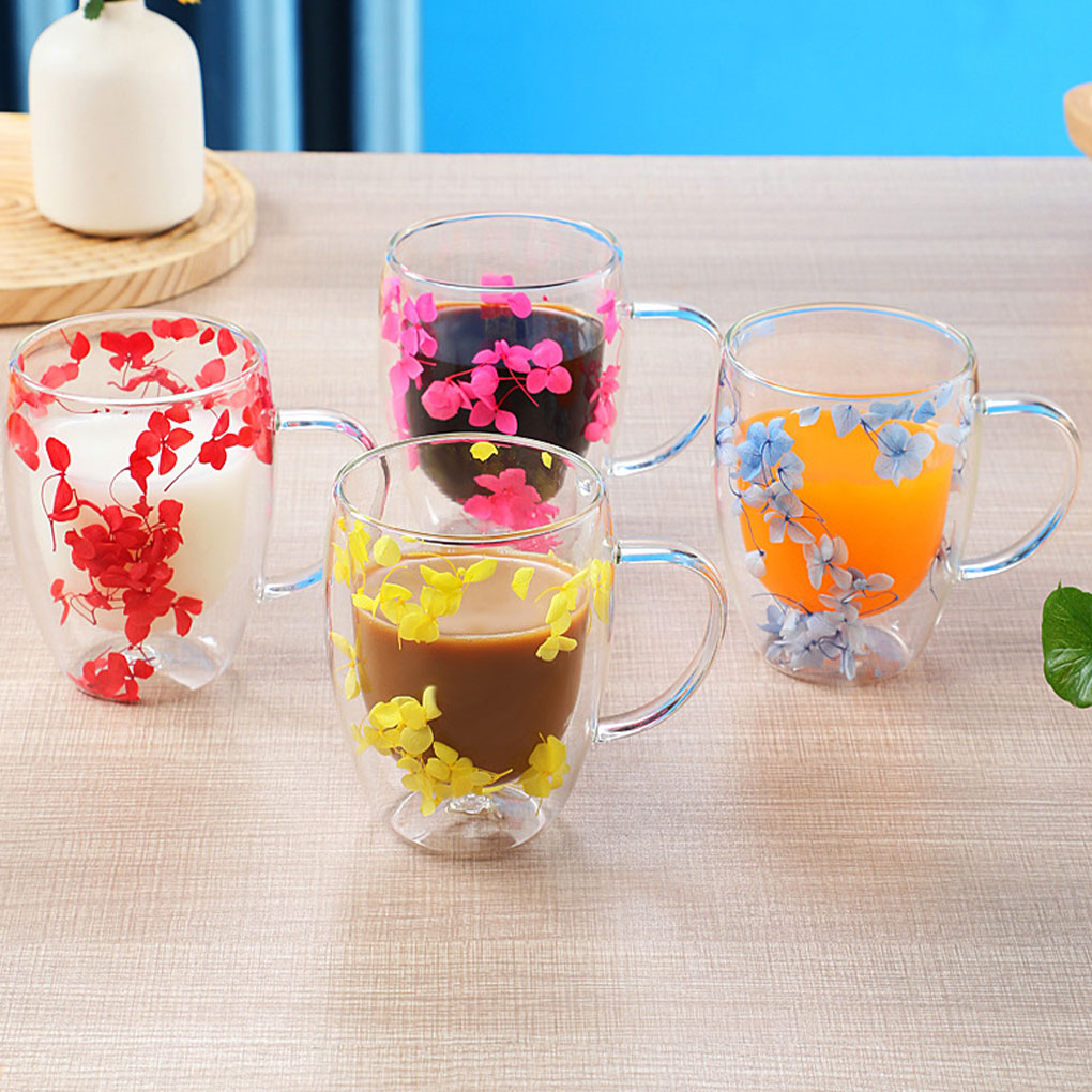 Mug Kaca Berdinding Ganda Cang - Tea And Coffee Fusion ulasan dan harga