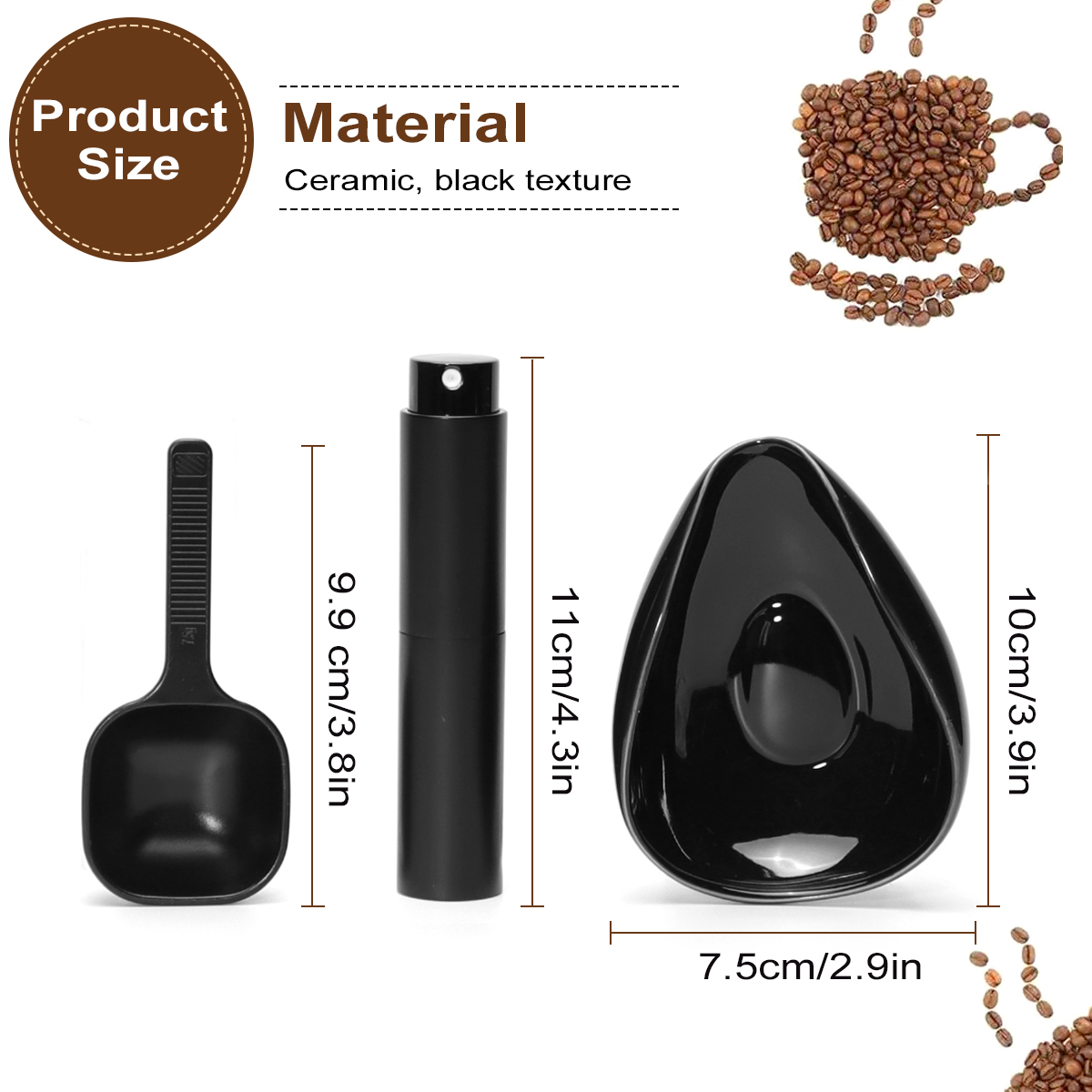Leeseph Set cangkir dosis biji - Coffee Tea Or ulasan dan harga