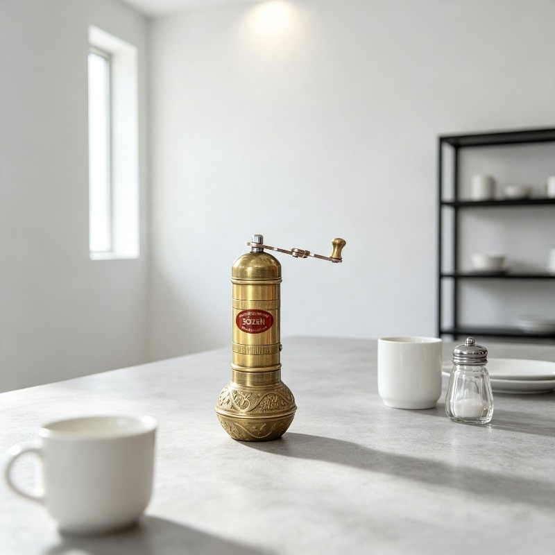 Alat Penggiling Kopi Turki Man - Burr Hand Grinder ulasan dan harga