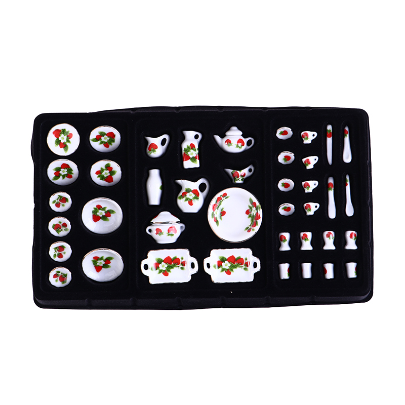 1 Set 1:12 Miniatur Rumah Bone - Coffee Tea Mix ulasan dan harga