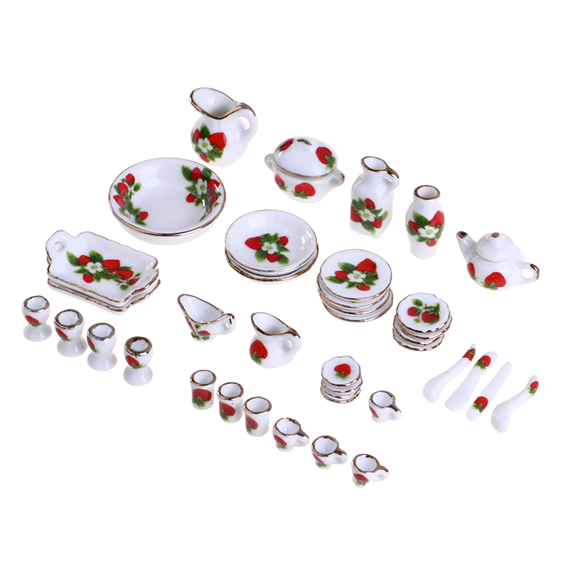 1 Set 1:12 Miniatur Rumah Bone - Coffee Tea Mix ulasan dan harga