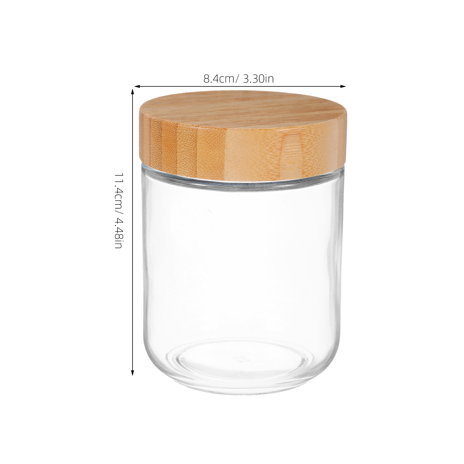 4Pcs Stoples Kaca Kokoh dengan - Coffee Tea And Sugar Canisters ulasan dan harga
