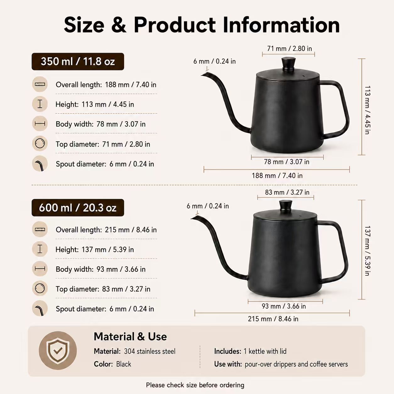 Pot Kopi Stainless Steel 304,  - Coffee Tea And Sugar Canisters ulasan dan harga