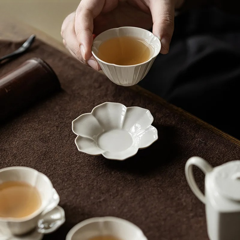 Alas Cangkir Kopi Motif Bunga  - Coffee Tea Set Up ulasan dan harga