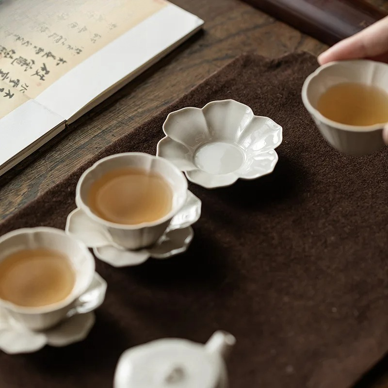 Alas Cangkir Kopi Motif Bunga  - Coffee Tea Set Up ulasan dan harga