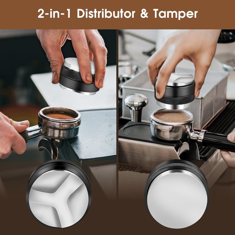51/53/58mm 5pcs Set Espresso - - Coffee Tamper Leveler ulasan dan harga