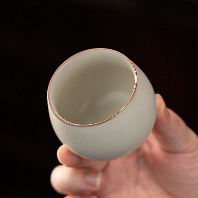 Cangkir Teh Keramik Ru Kiln Ku - Coffee Tea Set Up ulasan dan harga