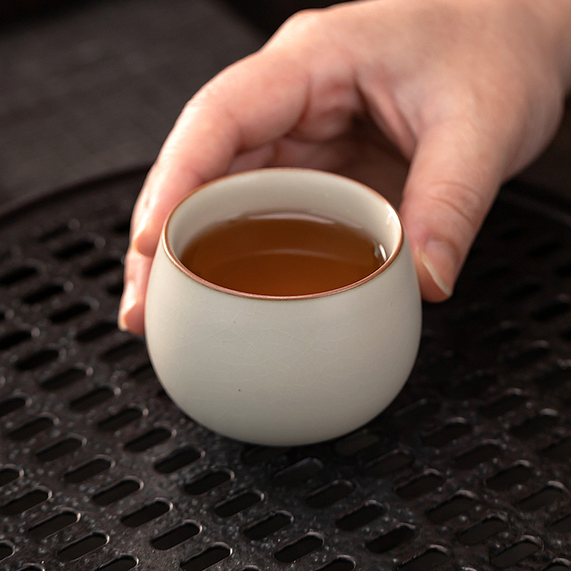 Cangkir Teh Keramik Ru Kiln Ku - Coffee Tea Set Up ulasan dan harga