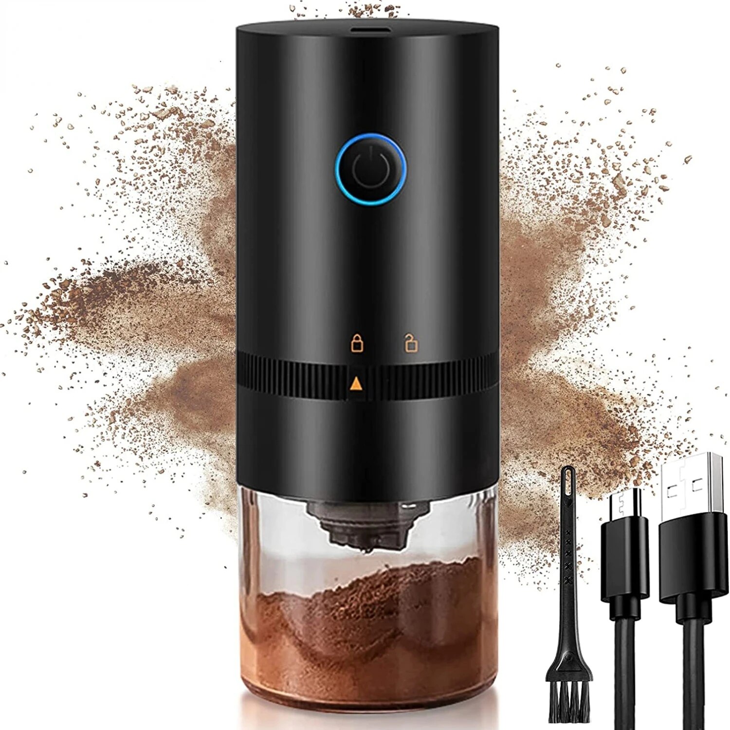 Penggiling kopi Tipe C isi day - Burr Hand Grinder ulasan dan harga