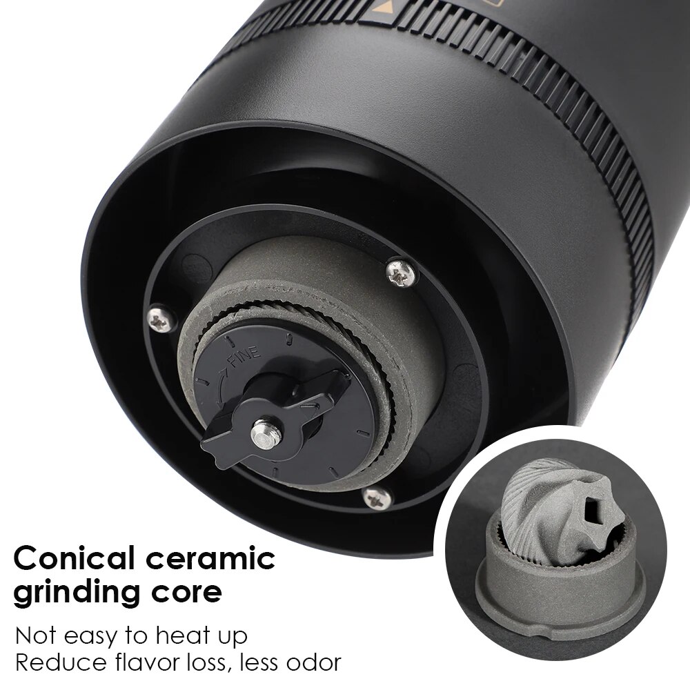 Penggiling kopi Tipe C isi day - Burr Hand Grinder ulasan dan harga