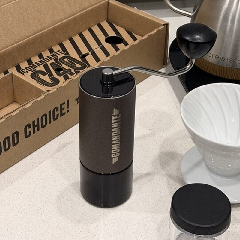 Penggiling Kopi Manual Comanda - Burr Hand Grinder ulasan dan harga