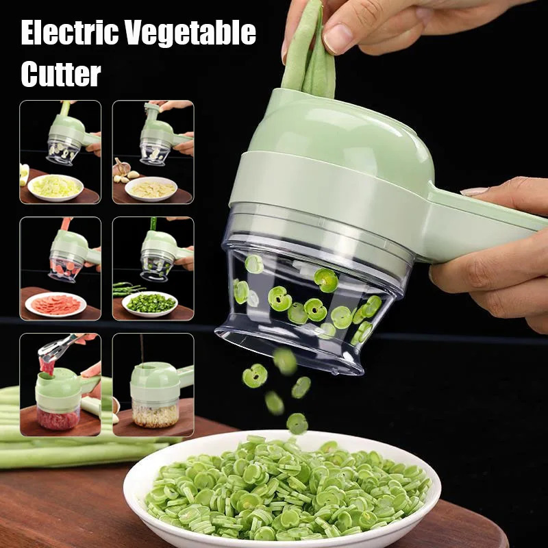 4 IN 1 Pemotong Sayuran Elektr - Burr Hand Grinder ulasan dan harga